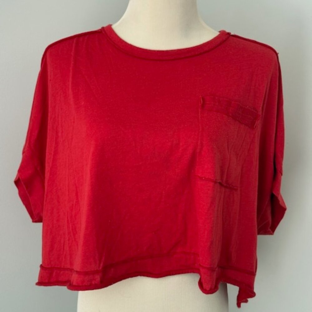 Altar'd State - Red Crop Top - Size S